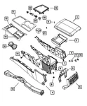 Genuine Mopar Floor Console Mat 68066743AA. Fixed Price $5.44.