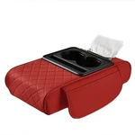 5 In 1 Car Armrest Cover Center Console Mat Storage Pad With Cup Holder Tissue. Fixed Price $18.85.
