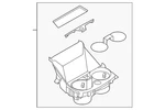 Genuine Bmw Cup Holder 51-16-7-951-771. Fixed Price $126.82.