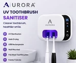 Aurora Uv Toothbrush Sanitizer Holder Wall Mount Usb Rechargeable Dryer. Fixed Price $35.00.