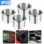 4PCS Stainless Steel Center Console Cup Holder For Marine Boat Car Truck Camper. Fixed Price $16.14.