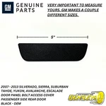 2007 - 2013 Tahoe Yukon Sierra Right Rear Door Handle Bolt Screw Cover Black 5". Fixed Price $16.98.