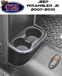 Chrome Rear Cup Holder Trim For Jeep Wrangler 2007-2010 11156.18 Rugged Ridge. Fixed Price $34.99.