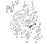 New Genuine Mercedes-benz W171 R171 Slk Center Drinks Cup Holder A1716800414 Oem. Fixed Price $164.93.
