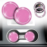 Econour Car Cup Coasters (2 Pack) With Pink Push Ring. Fixed Price $9.82.