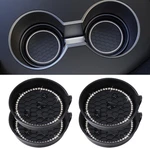 Car Cup Coaster Universal Non-slip Holders 4 Pack Black. Fixed Price $17.98.