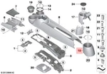 Genuine Mini Cooper One R57 Drink Holder Handbrake Console Rear 51169134319. Fixed Price $40.96.