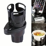 Car Adapter Adjustable Multifunctional Dual Cup Holder With Phone. Fixed Price $38.00.