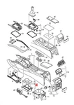 Genuine Audi A4 Allroad Quattro Avant S4 Drinks Holder 8K0862533C6PS. Fixed Price $29.99.