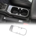 Central Front Water Cup Holder Frame Trim Decor Cover For 2018+ Jeep Wrangler Jl. Fixed Price $14.99.