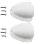 Aifeier Et Nylon Marine Clam Shell Vent Wire Cable Hose 2.48X2.28 Inch, White. Fixed Price $12.84.