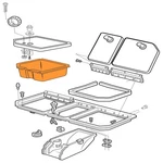 1968-1979 C3 Corvette Passenger Rear Storage Tray Rh Abs Door 362962. Fixed Price $60.95.