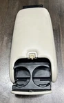 1998-2003 Jaguar XJ8 Xjr Vanden Plas Beige Console Lid Arm Rest Cup Holder Oem. Fixed Price $159.95.