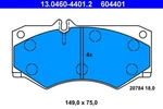 Ate Disc Brake Pad Set For Mercedes Puch T1 G-modell 602 W460 6015860042. Fixed Price $41.76.