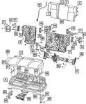 Genuine Mopar Cup-holder 1BG491J8AA. Fixed Price $196.09.