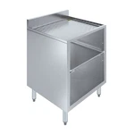 22.5 In. X 24 30 Stainless Steel Glass Rack Storage Cabinet W/mid-shelf. Fixed Price $549.95.