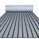 Focean Boat Flooring 94.5"L X 15.7"W 0.23"TH, Grey With Black Seam Lines. Fixed Price $81.01.