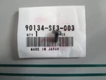 New Oem 90134-SE3-003 Honda Screw 0820. Fixed Price $8.00.