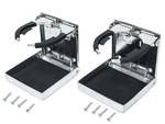 2X Stainless Steel Adjustable Folding Cup Drink Holder For Marine Boat Truck Rv. Fixed Price $38.50.