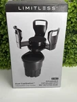 Limitless Dual Cup Station 2-IN-1 Expandable Holder With 360 Rotating Base. Fixed Price $18.00.