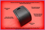 Oem Rear Seat Cup Holder 06 10 Hummer H3 Black Fold-out No Insert Tested Clean. Fixed Price $119.95.