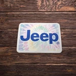 Sticker Jeep Tie-dye. Fixed Price $5.00.