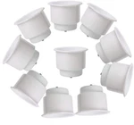 10PCS White Recessed Drop Plastic Cup Drink Holder With Drain For Boat. Fixed Price $24.99.