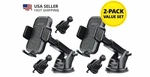 2-PACK 3-IN-1 Car Phone Mount-dashboard Windshield Air Vent- Long Arm Holder. Fixed Price $29.99.
