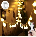 Wertioo 33FT 100 Leds Battery Operated String Lights Globe Fairy With.... Fixed Price $24.99.