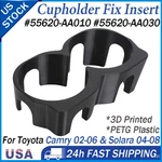 For Toyota 2002-2006 Camry & 2004-2008 Solara Dual Cupholder Upgrade Fix Insert. Fixed Price $17.99.