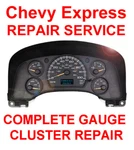 2003-2007 Chevy Express Instrument Gauge Cluster Speedometer Dash Panel Repair. Fixed Price $69.00.