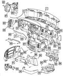 Genuine Mopar Instrument Panel Cup-holder 5GT151DVAE. Fixed Price $513.69.