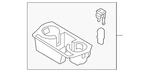 Genuine Bmw Cup Holder 51-16-6-809-123. Fixed Price $126.82.