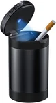 Ashtray With Lid Smell Proof,smokeless 11CM/4.33IN X 7CM/2.75IN, Black. Fixed Price $18.56.