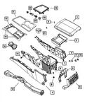 Genuine Mopar Floor Console Mat 4662055AC. Fixed Price $21.85.