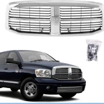 Carpartsdepot Front Grille Assembly Replacement Dodge Ram 2006-2009 CH1200282AC. Fixed Price $90.00.