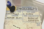 Genuine Mopar Interior Trim Screw J4003671. Fixed Price $11.49.