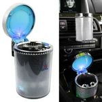 Portable Car Travel Cylinder Ashtray Holder Cup - Colorful Led Light. Fixed Price $7.99.