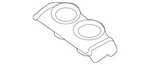 Genuine Nissan Console Cup Holder 96966-EZ40A. Fixed Price $176.51.