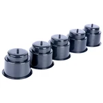 (set Of 5) Amarine-made Black Recessed Drop Plastic Cup Drink Can 5,. Fixed Price $22.64.