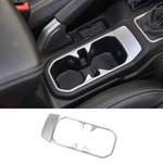 Silver Inner Front Water Cup Holder Panel Trim Cover For 18+ Jeep Wrangler Jl Jt. Fixed Price $14.99.