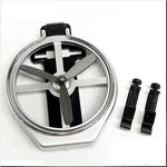 Car Drink Holder Cans Bottle Cup Small Fan Silver Black. Fixed Price $16.88.