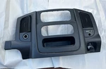 02-05 Dodge Ram 1500 Dash Radio Trim Bezel Cover Black. Fixed Price $139.00.