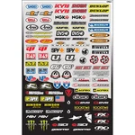 Factory Effex Sponsor Stickers Micro Kit Motorcycle Atv/utv Street 10-68014. Fixed Price $20.40.