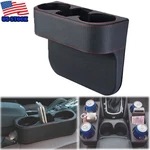 Car Cup Holder Seat Seam Wedge Cell Phone Storage Organizer Black. Fixed Price $26.94.
