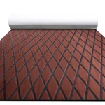 Focean Boat Flooring 94.5"L X 15.7"W 0.2"TH, Dark Brown With Black Lines. Fixed Price $86.05.