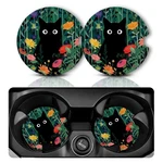 Yonlevres Car Coasters For Cup Holders 2.75" Anti Slip Rubber Mat With. Fixed Price $9.20.