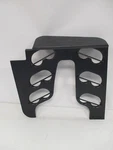 Triton Rod Holder Organizer 17 1/2" W X 16 3/4" Black Boat. Fixed Price $69.95.