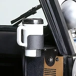 Rugged Ridge Cup Holder Windshield Mount Fits 76-95 Jeep Cj / Wrangler. Fixed Price $31.49.
