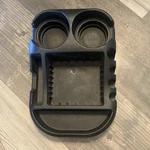 Texas Saddlebags Universal Center Cup Holder Storage Tray Cd Coins Black. Fixed Price $20.00.